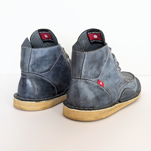 🇨🇦 🇪🇹 Oliberte Toria Chukka Leather Boots Fair Trade Made In Ethiopia - Picture 5 of 12